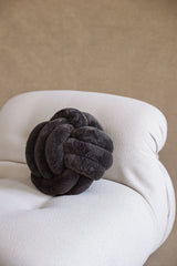 Knotty Pillow Charcoal
